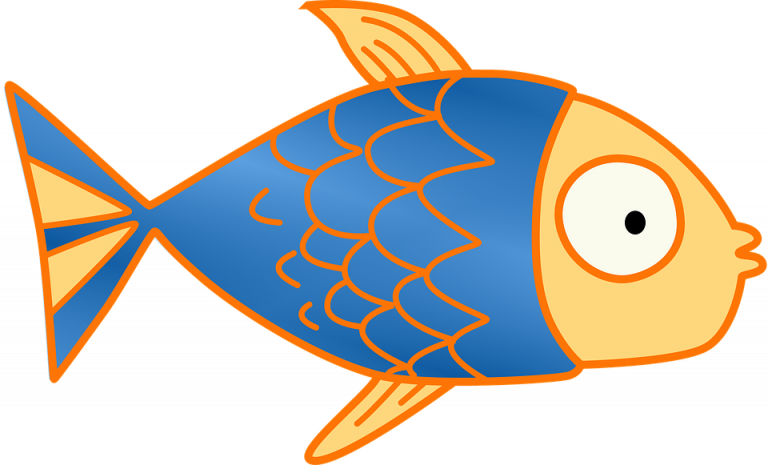 Fish Images Free Clip Art Fish Kids Clip Art Free Image - Cartoon Fish Png (768x465)