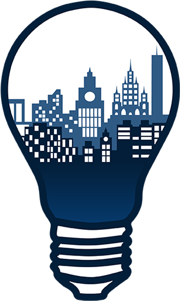 Logo Cities Unused Final Draft By Kevin - Smart City Light Bulb (800x600)