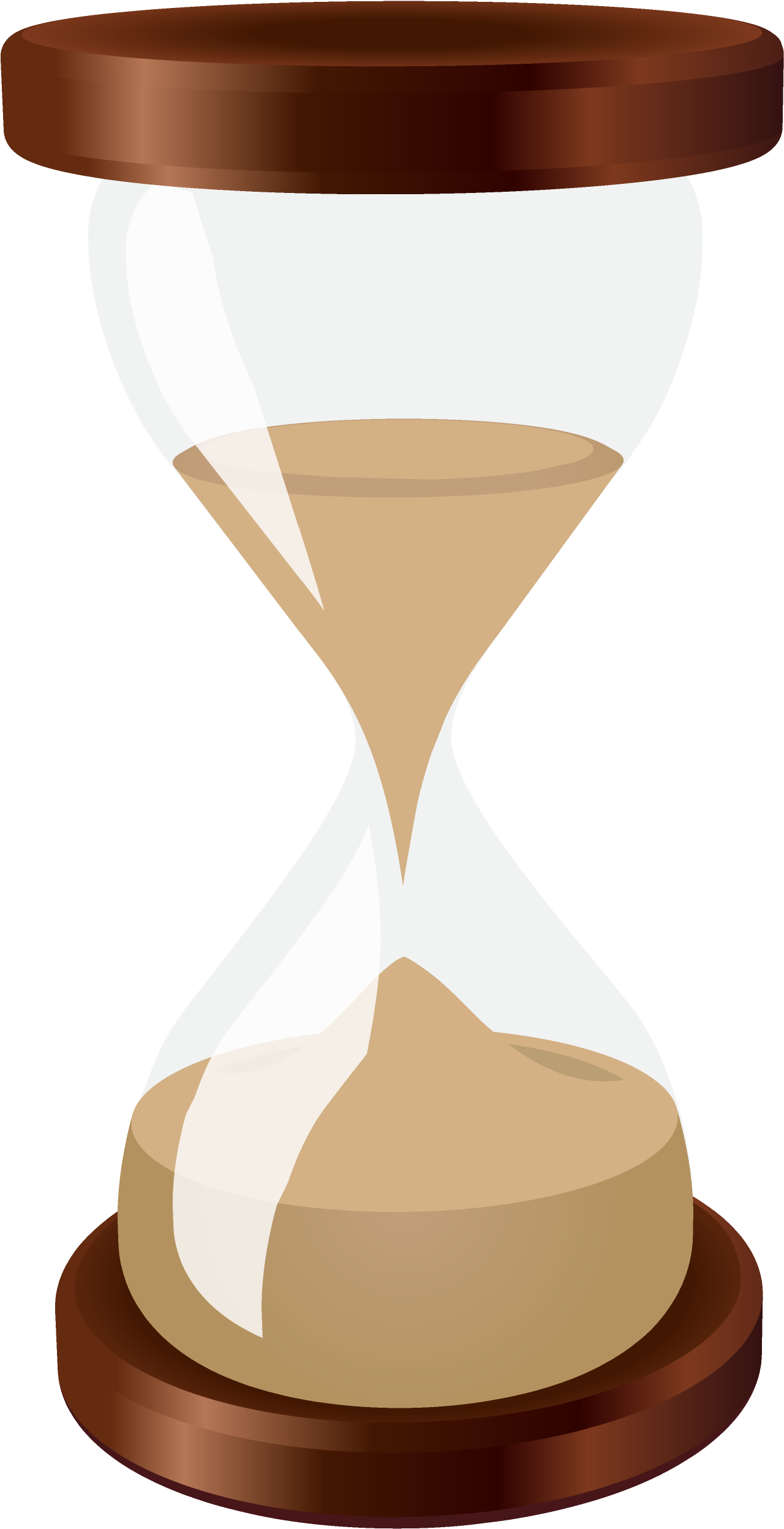 Hourglass Clock Sand Euclidean Vector - Sand Timer Vector Png (3750x3750)
