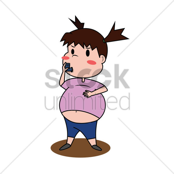 Download Fat Cartoon Characters Girls Png Clipart Clip - Fat Cartoon Characters (600x600)