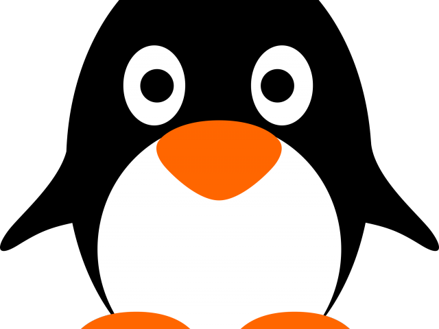 King Penguin Clipart - Penguin Face Cartoon (640x480)
