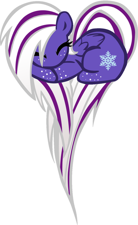 Snow Heart Pony By Themightysqueegee - Mlp Rarity Heart Shaped (475x774)