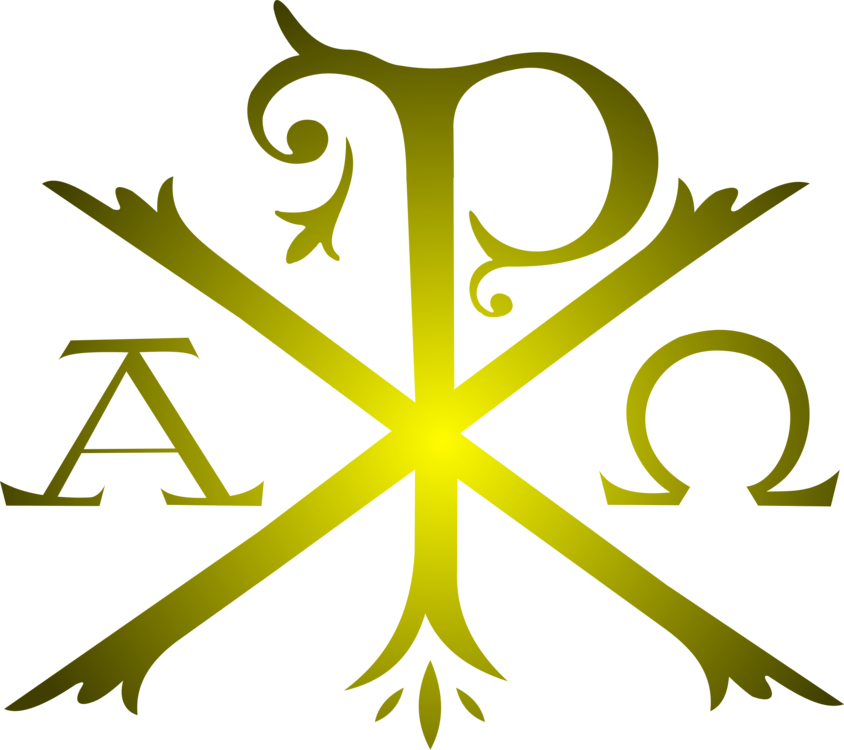 Chi Rho Symbol Christian Cross - Chi Rho (844x750)