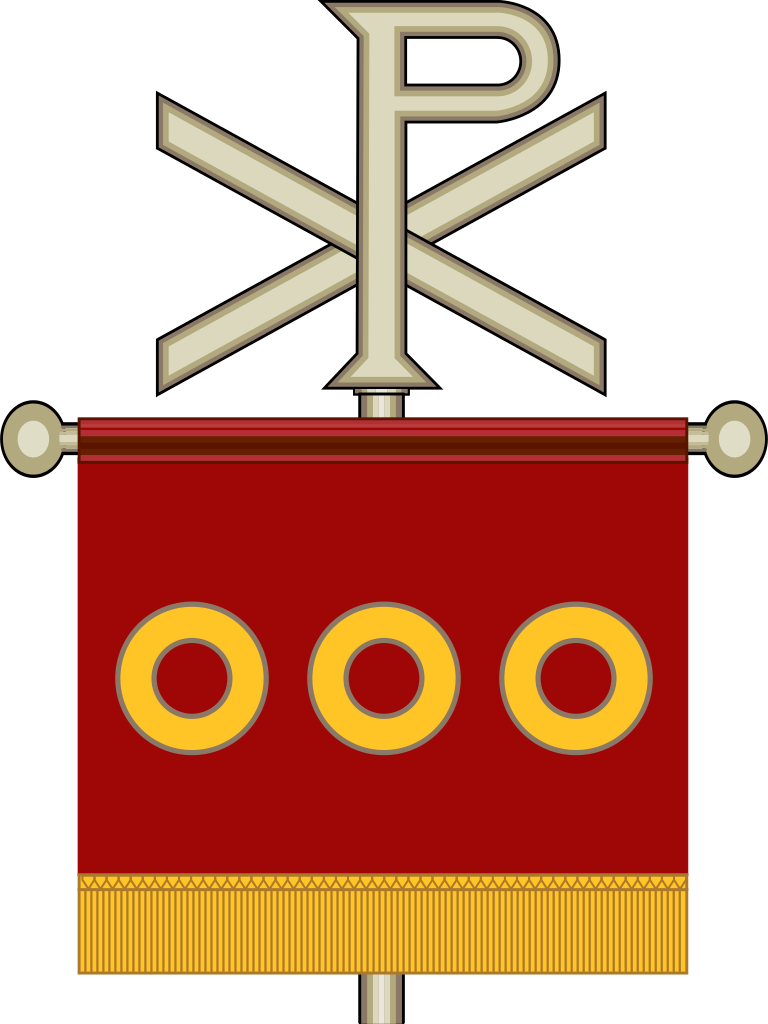 Labarum Chi Rho Ancient History Constantine - Labarum (768x1024)