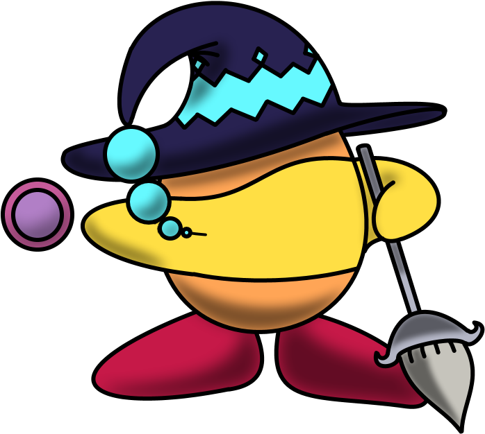 Sorceress Clipart Transparent - Kirby (1000x800)