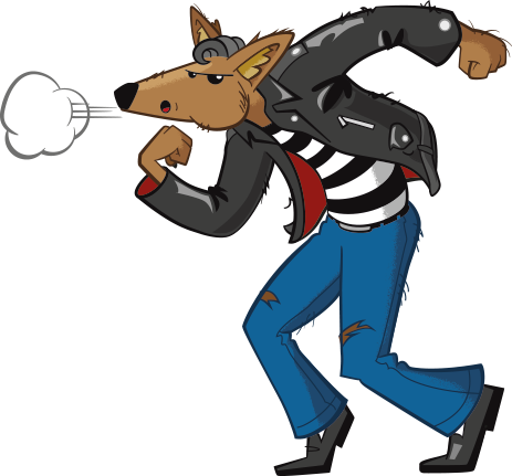 Pin - Wolf From The 3 Little Pigs (463x431)