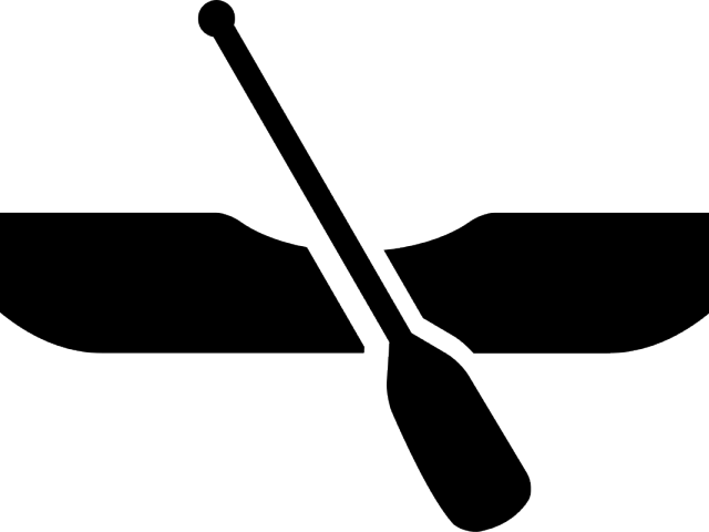Rowing Clipart Paddle - Icono Piragua Png (640x480)