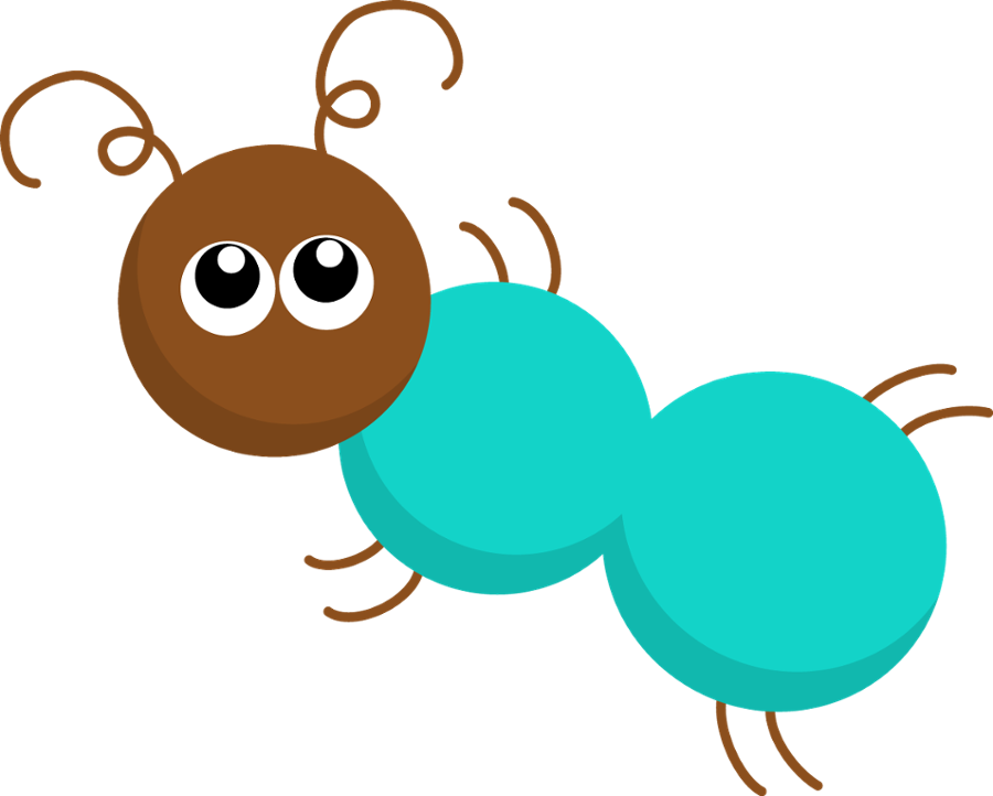 Minus 1001 Pattes, Vie D'étang, Fourmis, Worms, Escargot - Insects Clipart Minus (900x722)