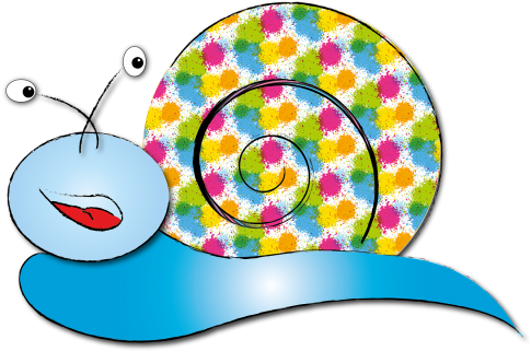 Escargot,animal,lent - Ezon-ch Customize Waterproof Fabric Yellow Rose Blue (500x353)