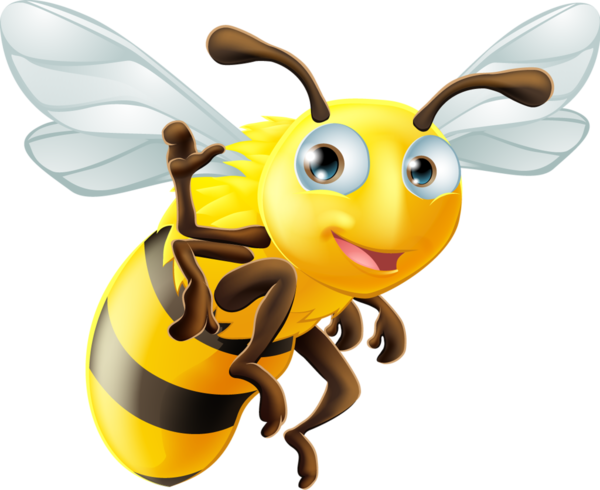 Bee Cartoon (600x490)