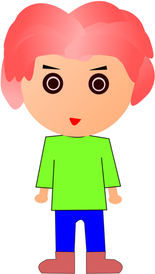 Computer Icons Download Boy Public Domain Art - Clip Art (530x750)