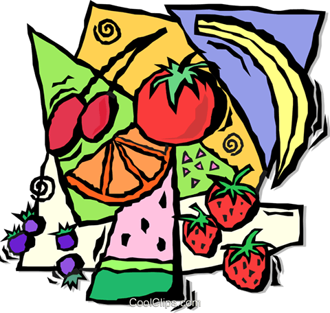 Frutas Livre De Direitos Vetores Clip Art Ilustração - Frutas Livre De Direitos Vetores Clip Art Ilustração (480x456)