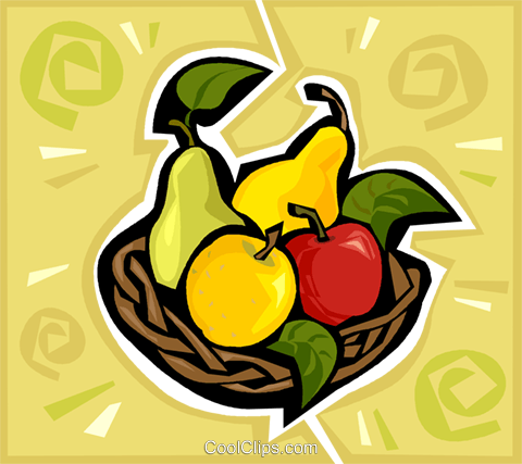 Tigela De Frutas Livre De Direitos Vetores Clip Art - Frases Celebres De Alegria (480x427)