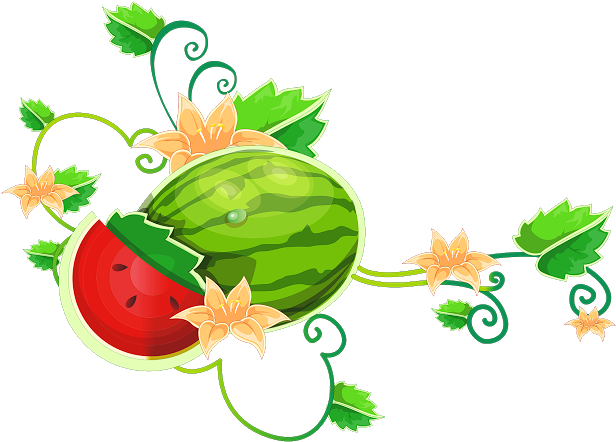 Frutas Y Verduras - Flower Wall Mural - Four Side Flowers (640x477)