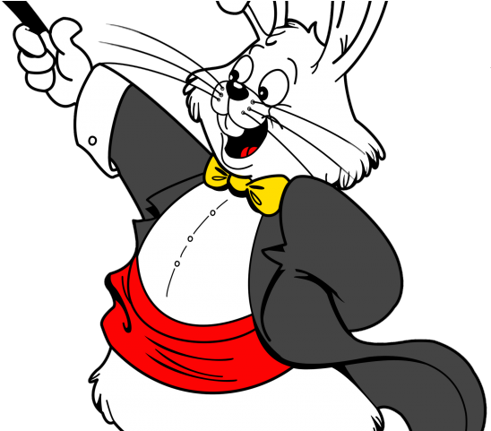 Magic Clipart Magic Bunny - Magician Rabbit Clip Art (640x480)
