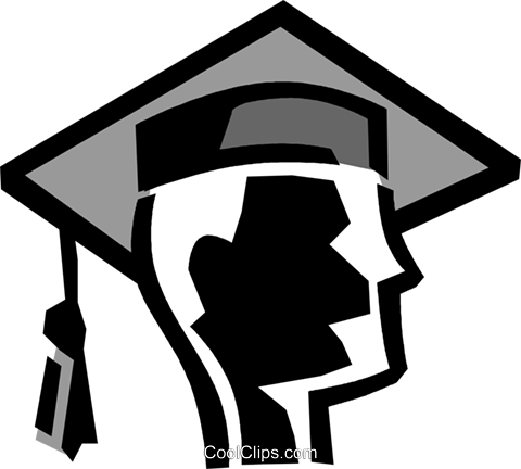 Graduating Student Royalty Free Vector Clip Art Illustration - Graduating Student Royalty Free Vector Clip Art Illustration (480x432)