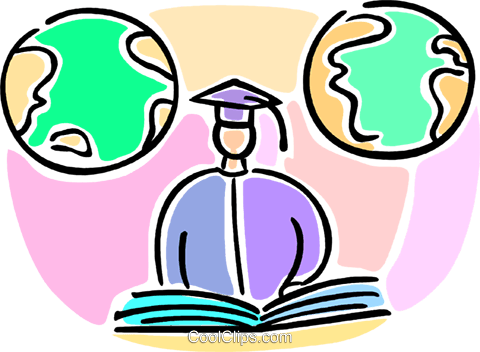 Graduating Student Royalty Free Vector Clip Art Illustration - Graduating Student Royalty Free Vector Clip Art Illustration (480x352)