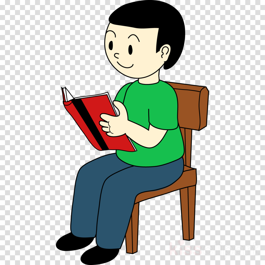 Boy Sitting On Chair Clipart Sitting Clip Art - Sat On A Chair (900x900)