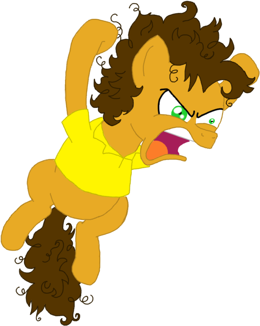 Crazynutbob, Cheese Sandwich, Earth Pony, Male, Messy - Cartoon (912x1100)