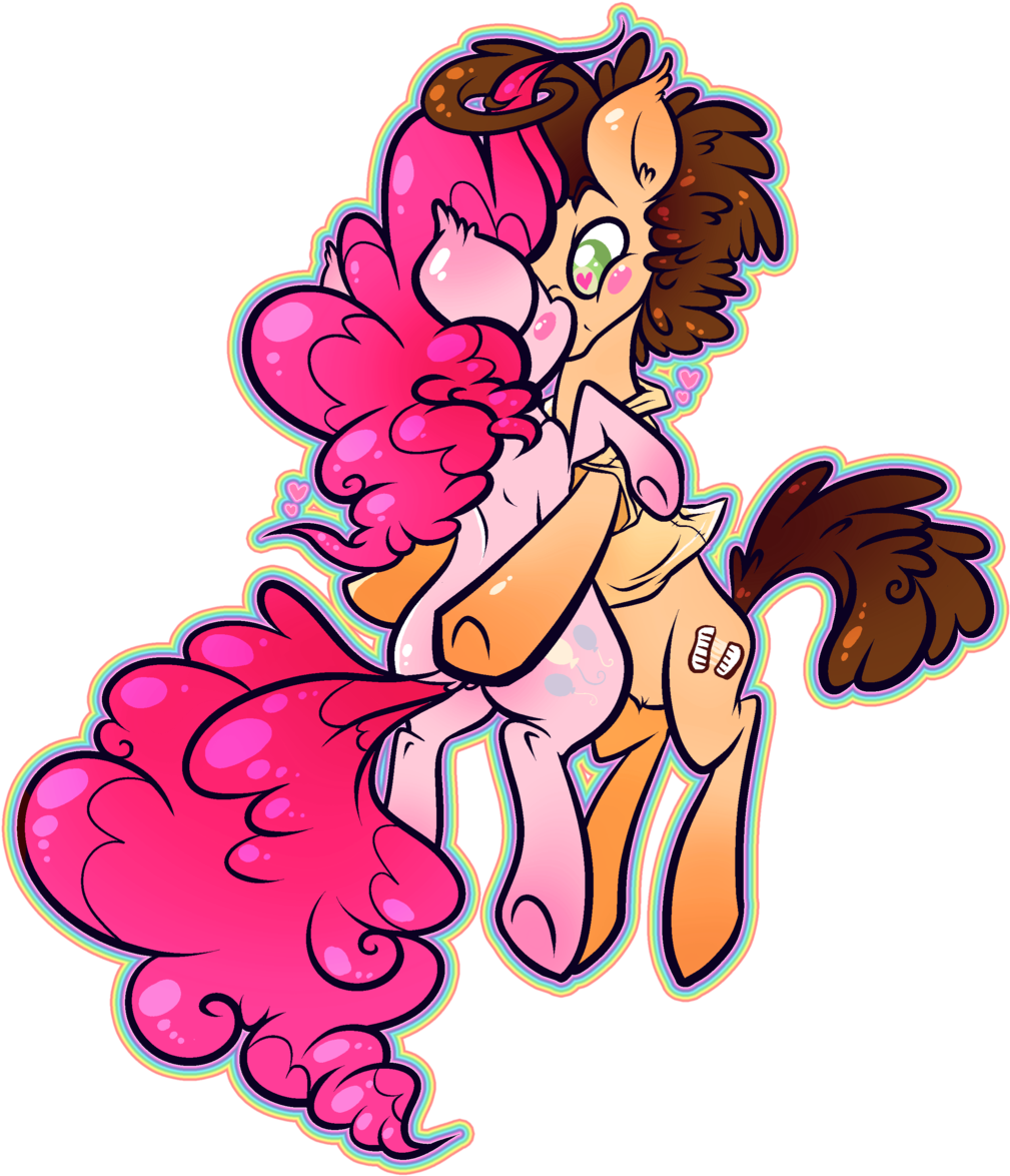 Pinkie Pie X Cheese Sandwich - Cheese Sandwich X Pinkie Pie Mlp Kiss (1024x1197)