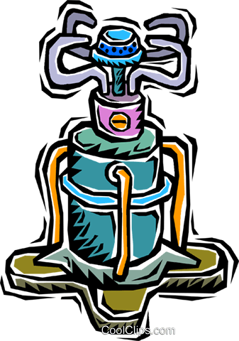 Propane Burner Royalty Free Vector Clip Art Illustration - Propane Burner Royalty Free Vector Clip Art Illustration (337x480)