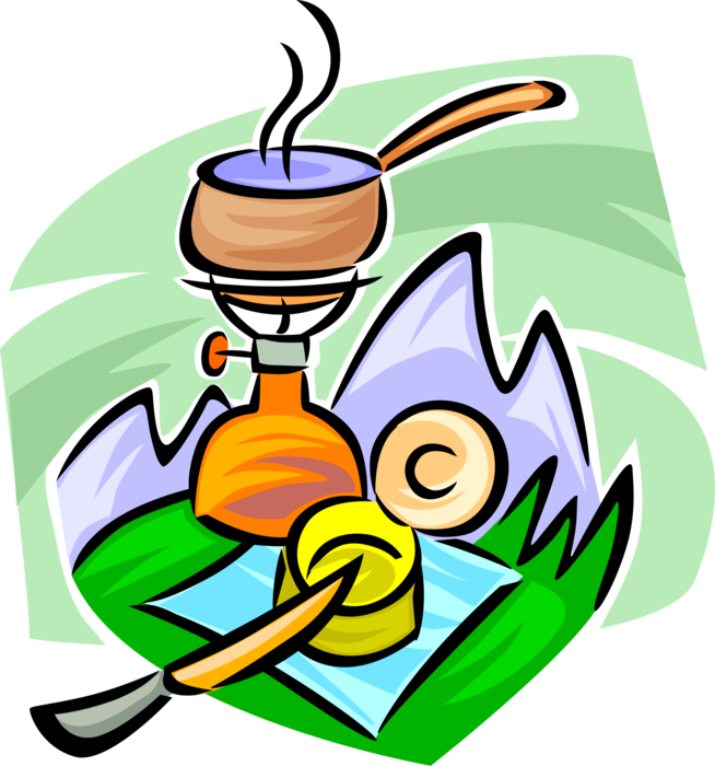 Vector Illustration Of Outdoor Recreational Activity - Vector Illustration Of Outdoor Recreational Activity (654x700)