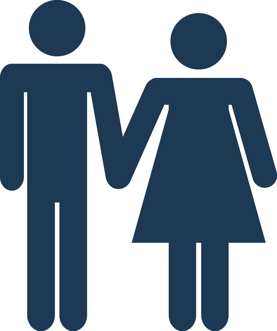 Couple - Female Toilet Sign (912x1092)