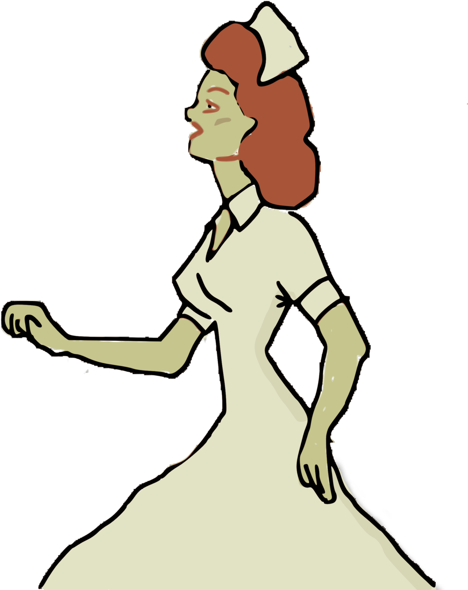 Nurse - Transparent Png Nurse Clipart (958x1235)