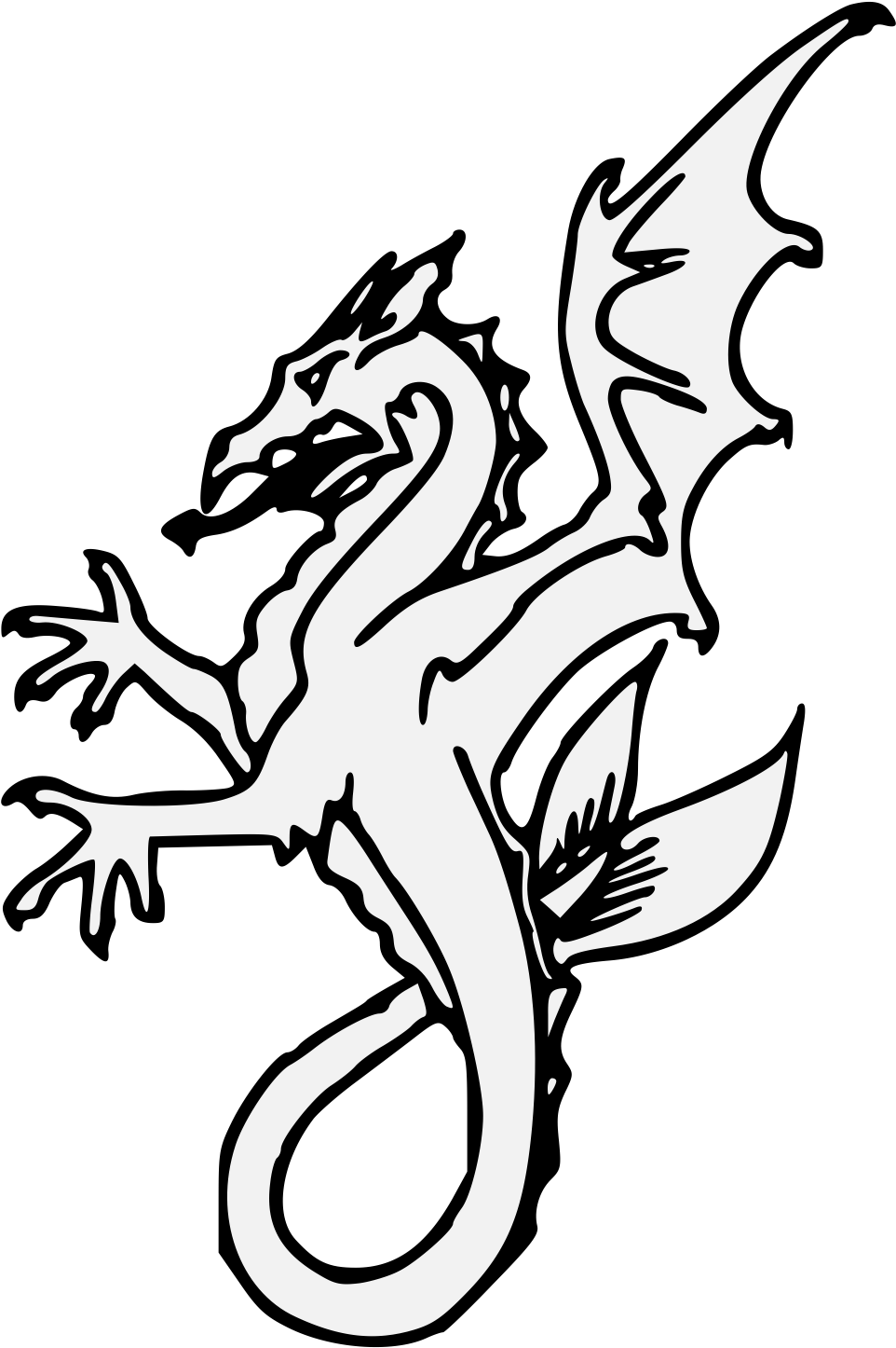 Charge Png, Svg, Pdf - Sea Dragon Heraldry (993x1457)