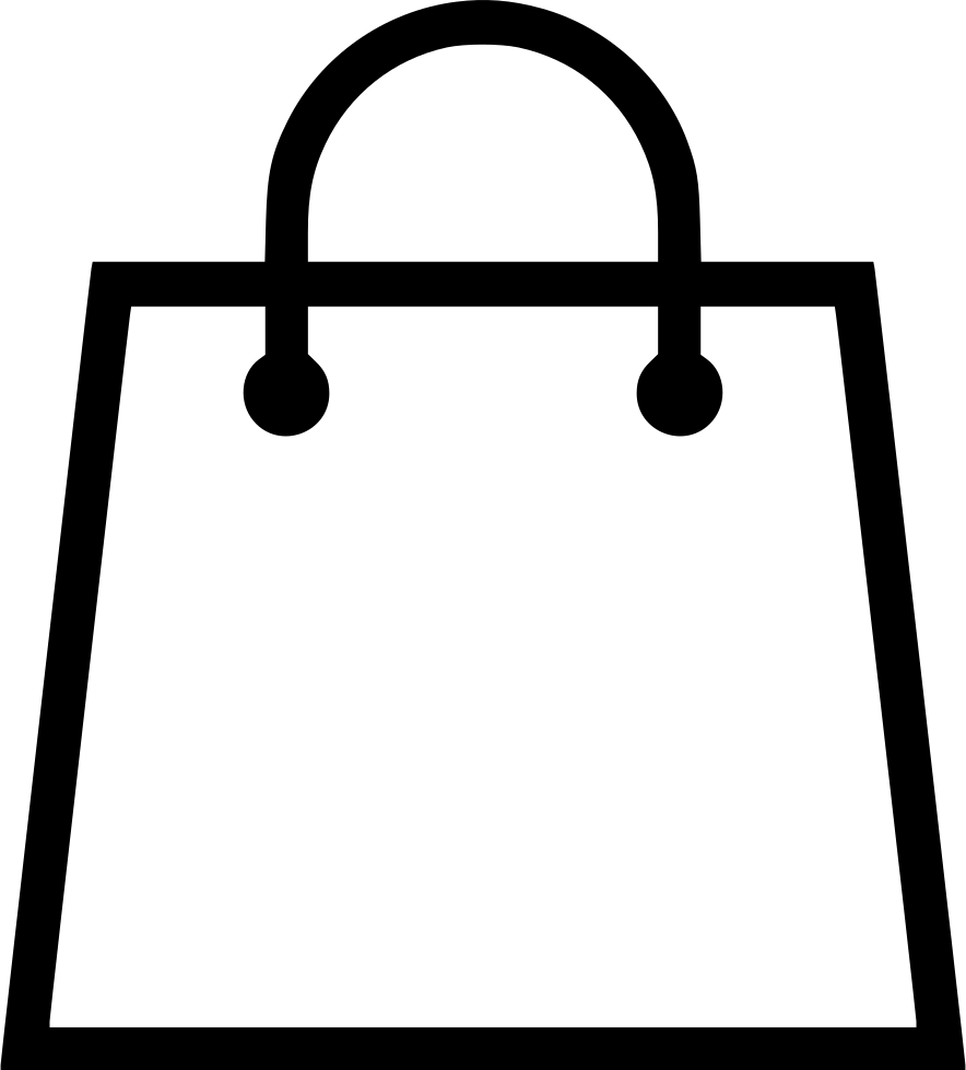 Shopping Bag Vector Svg Png Icon Free Download - Cart Bag Icon Png (884x980)