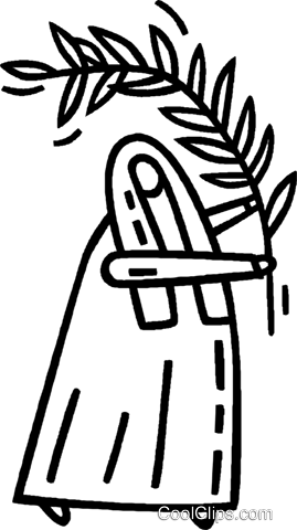 Palm Sunday Royalty Free Vector Clip Art Illustration - Palm Sunday (269x480)