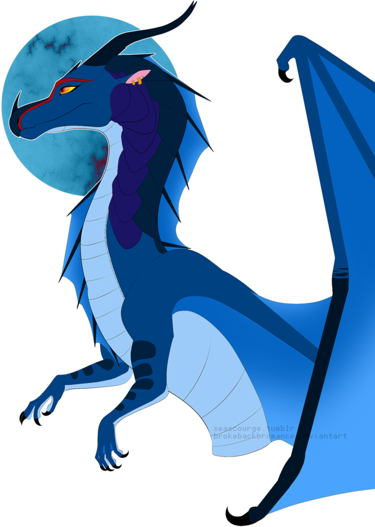 Scourge Of The Sea By Brokebackbromance On Deviantart - Dragon (759x1052)