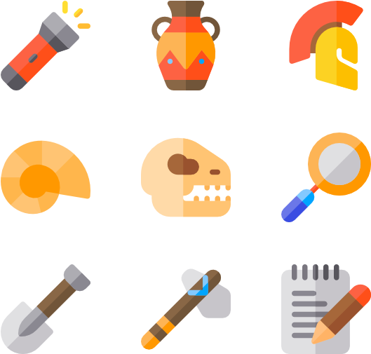 Archeology - History Cartoon Icon Png (600x564)