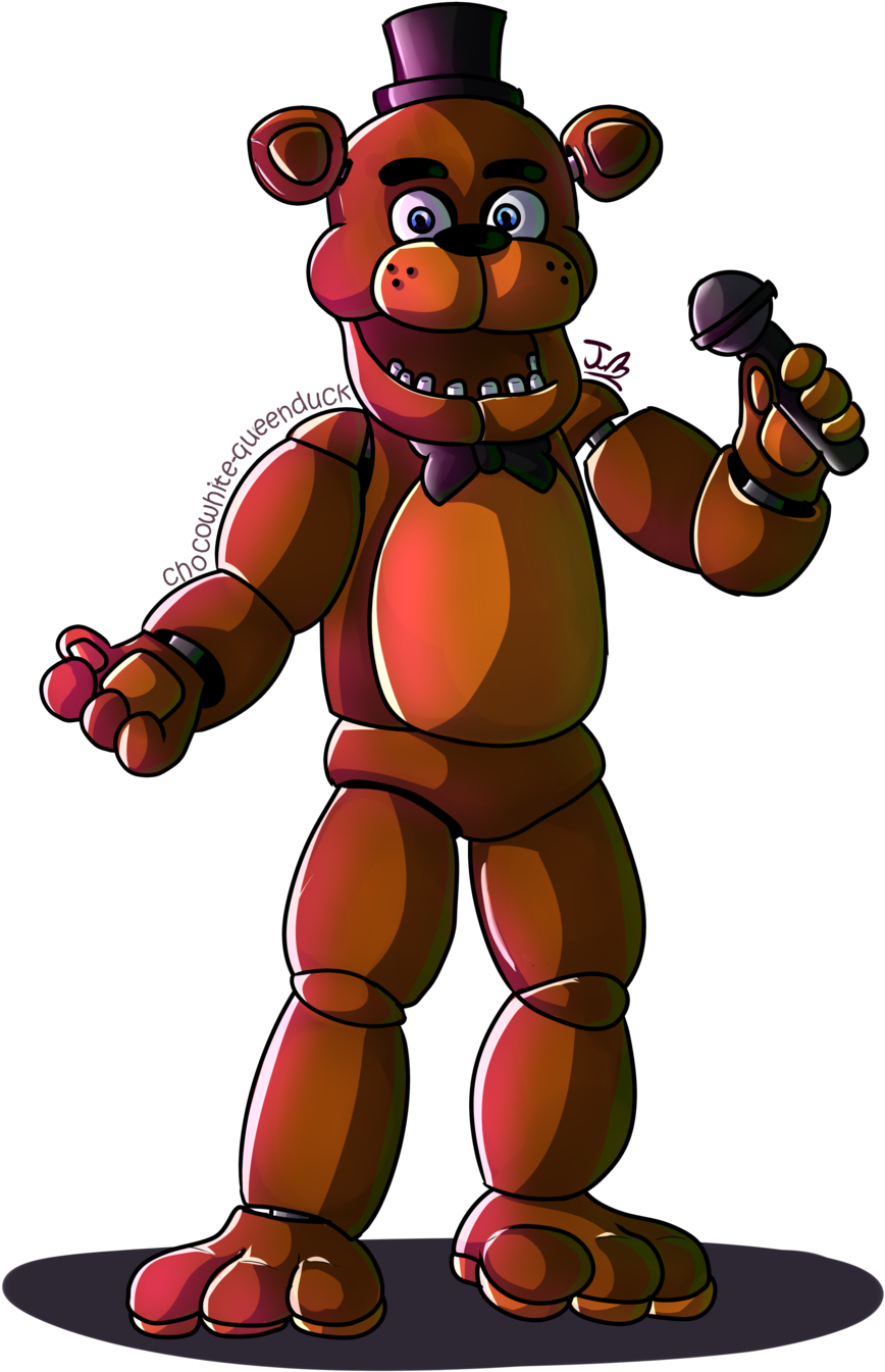 Image Transparent Stock Drawing Fnaf Full Body - Freddy Fazbear Full Body Drawing (1024x1593)