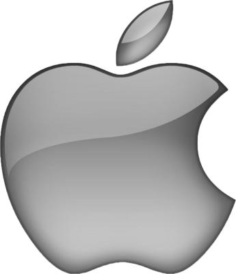 Clipart Official White - Apple (345x400)