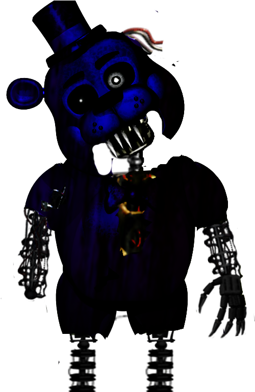 Nightmare Shadow Toy Phantom Ignited Withrd Freddy - Fnaf Ignited Shadow Freddy (521x768)