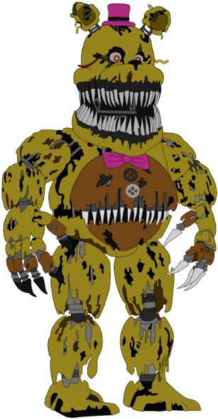 Nightmare Fredbear Freddy S - Fnaf 4 Nightmare Fredbear Drawing (1180x676)