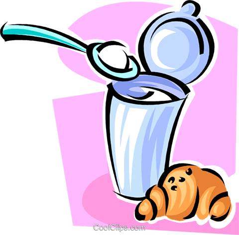 Croissant Royalty Free Vector Clip Art Illustration - Croissant Royalty Free Vector Clip Art Illustration (480x473)