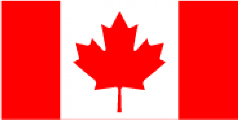 Graphic Black And White Canada Flag Clipart - Canada Flag Transparent Background (518x518)