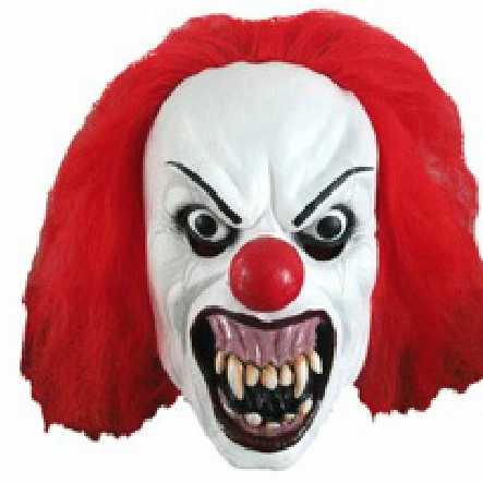 Clip Art Scary Png For - Creepy Clown No Background (518x518)