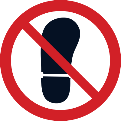 No Step Area /working/signs/hazard Signs/no Step Area - No Cell Phone Conversations (400x400)