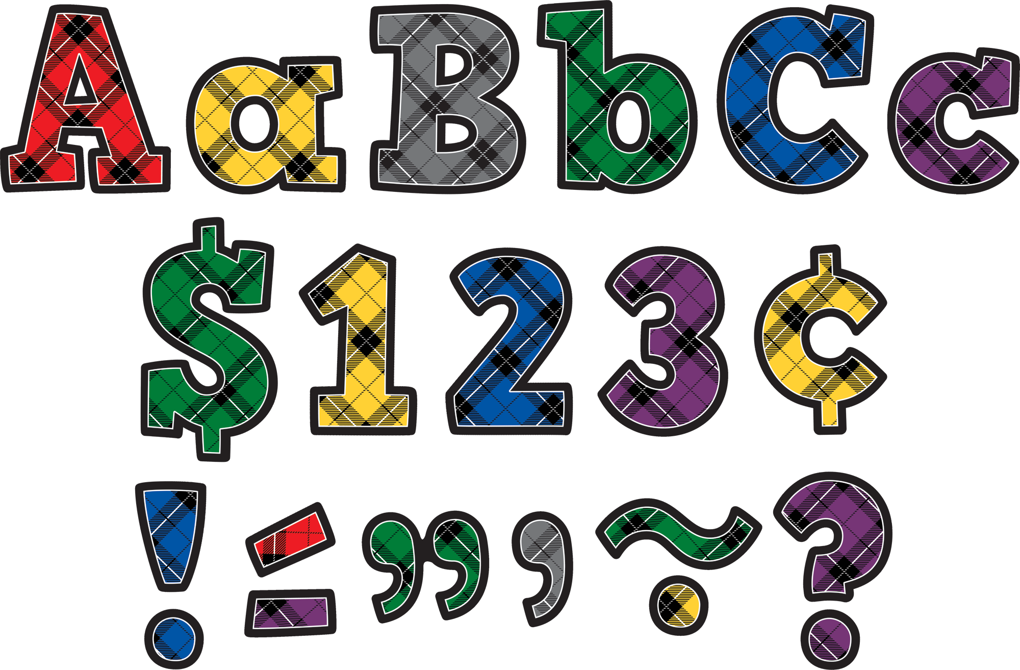 Letter Clipart Bulletin Board - Teacher Created Resources Tcr3851 4in Playful Block (2000x1313)