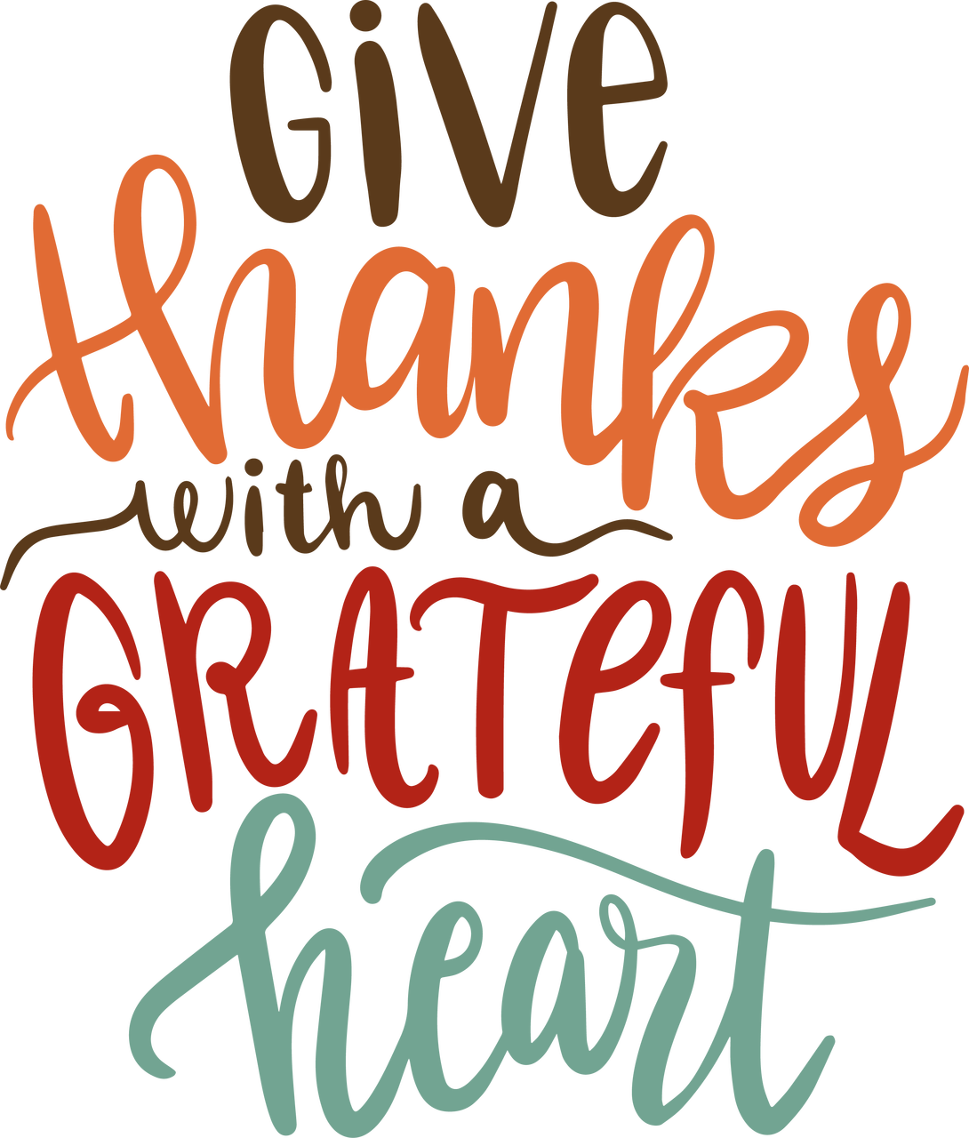 Image - Give Thanks With A Grateful Heart Script (1090x1280)