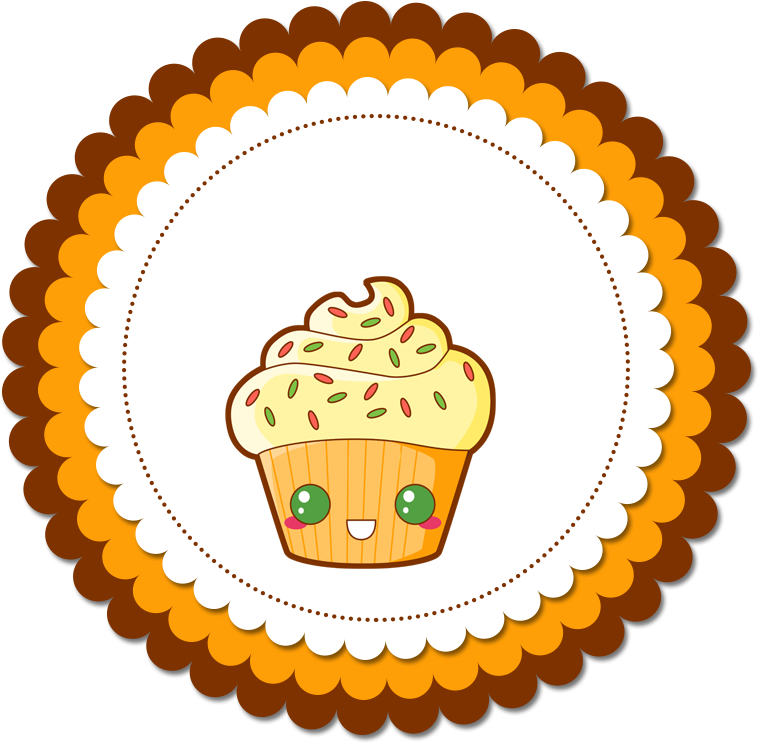 Cupcakes Clipart Gourmet Cupcake - Stickers John Deere Para Snack (800x800)