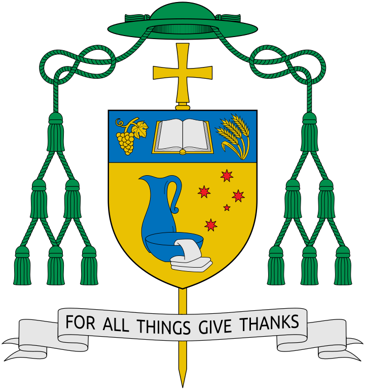 Coat Of Arms Of Brian Gregory Mascord - Bishop Oscar Jaime Florencio (720x768)