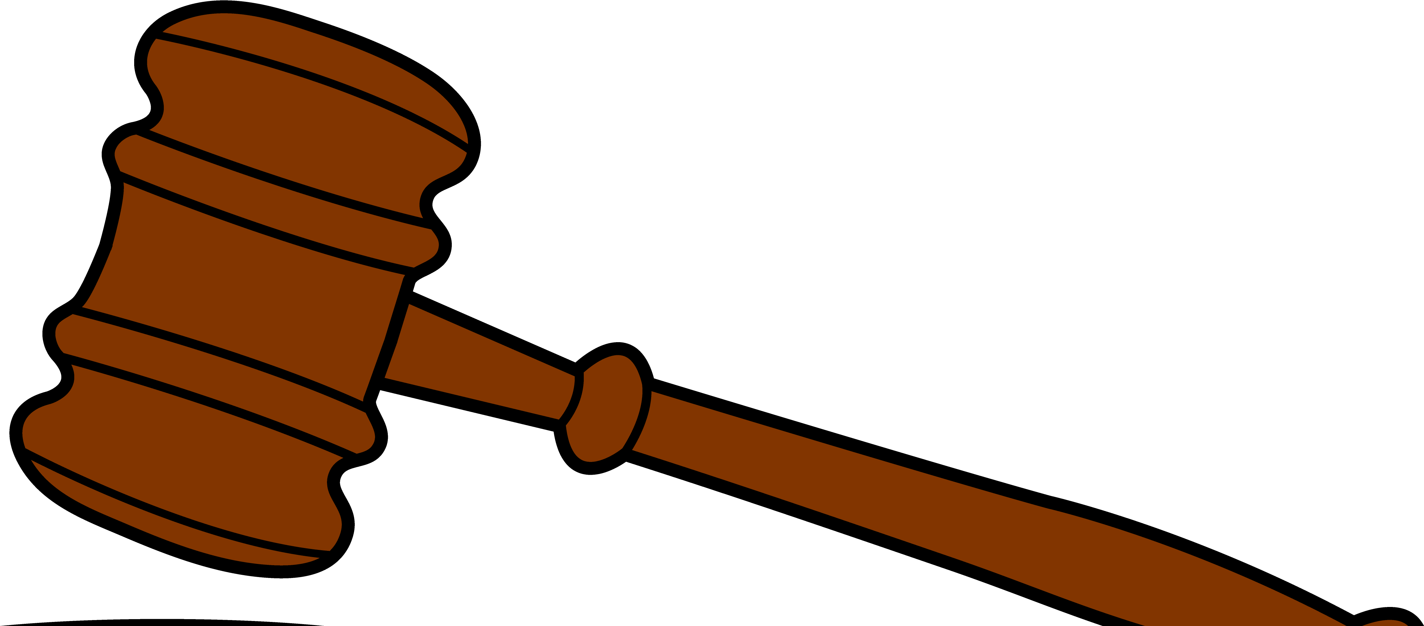Gavel Clipart Trial - Represent The Judicial Branch (4641x2006)