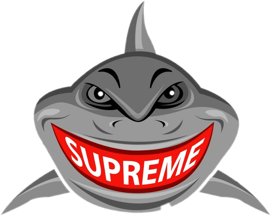 Supreme Logo Fish (863x690)