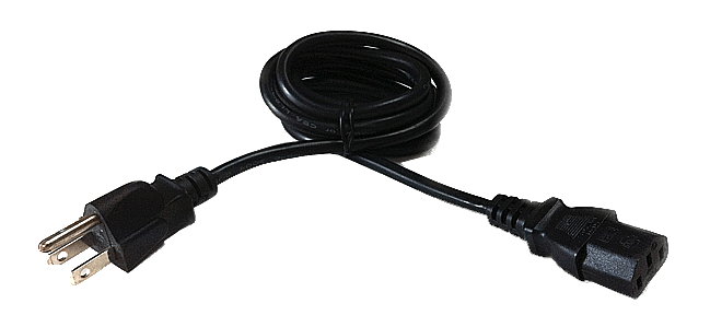 Power Cord Png Clipart Free Stock - Cable Power Cord Png (648x347)