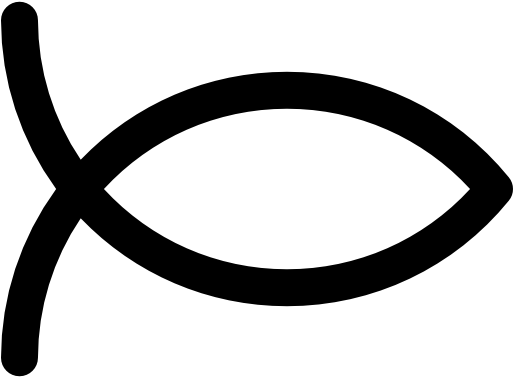 Png Transparent Download Christian Fish Symbol Clipart - Symbol Of Religion Transparent (512x512)