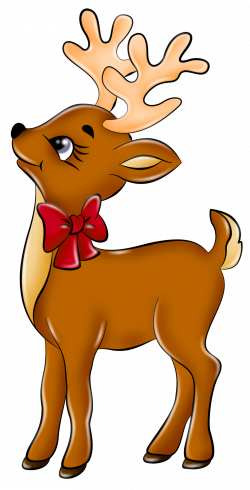 Stick Figure Reindeer - Dibujos De Renos De Navidad A Color (250x490)